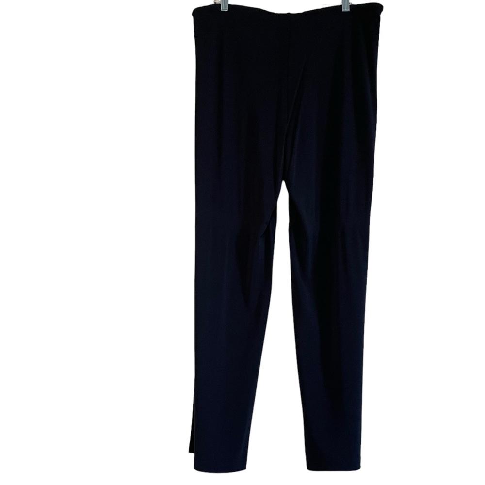 VINTAGE LIZ CLAIBORNE 2 PIECE PANT SET Size L Black White - Picture 5 of 12